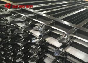Wholesale Powder Coated Vinyal Garrison Fence Panel 1.8mH X 2.4mW Black Color from china suppliers