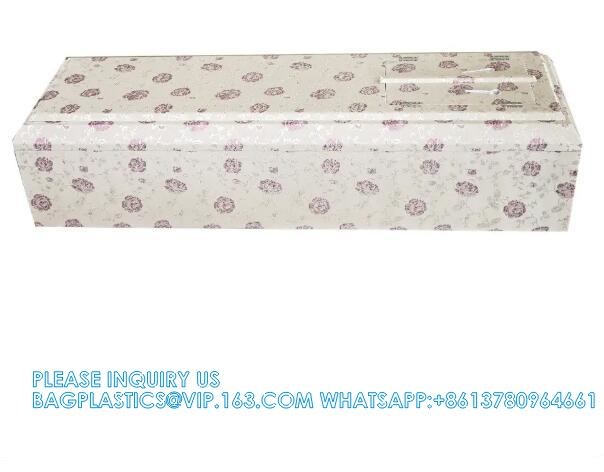 Dome Shape Cloth Decoration Wood Coffin Funeral Supplies Wood Burial Coffin Burial Collapsible Coffin Casket