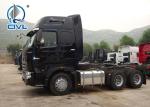 420HP HOWO A7 Prime Mover Truck Diesel 6x4 Transport Trucks Wild Black Tractor