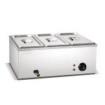 Stainless Steel Commercial Electric Buffet Hot Soup Food Warmer Bain Marie