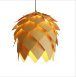 Rattan hanging lamp Pine Shape Chandelier For Indoor Kitchen Dining room