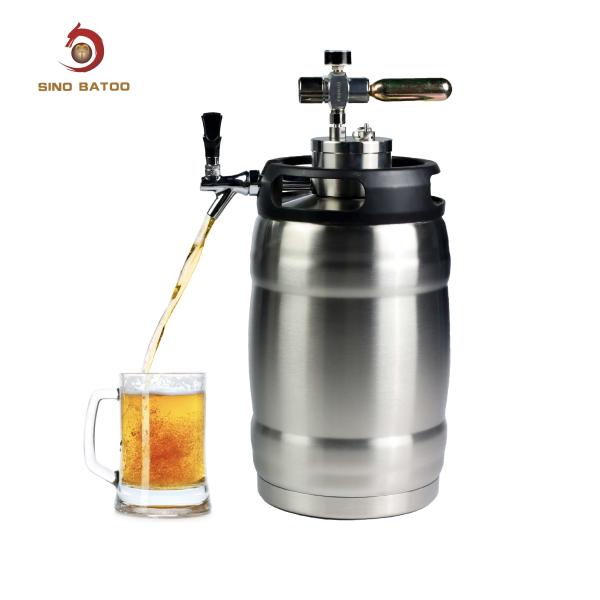 5l Co2 Pressurized Growler Tap System Stainless Steel Kegerator Kit For Craft