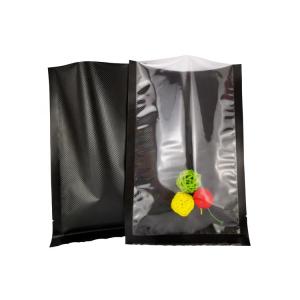 Wholesale Food Grade All Black BPA Free Plastic Bags Heat Seal Nylon Vacuum Sealer from china suppliers