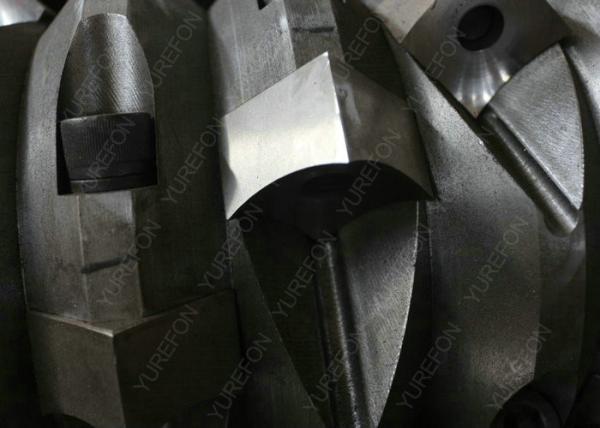 37 KW Plastic Shredder Machine , Single Shaft Carton Shredder Machine With