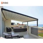 Gazebos Aluminum Retractable Pergola Awning Automatic Folding Roof Sun Shading