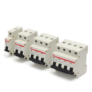 Wholesale 63A 1P 2P 3P 4P 230V Sp Dp mcb miniature circuit breaker IEC60898 C10 6kA from china suppliers
