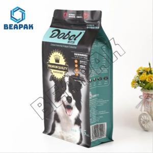 Wholesale Side Gusset Zip Sealed Animal Feed Packaging Bags With Flat Bottom from china suppliers