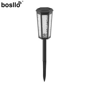 Wholesale Amber Light RGB/ White Light RGB Solar Garden Lamps 10.5*10.5*47cm Size from china suppliers
