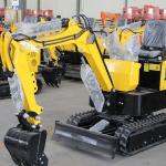 New Chinese 0.8T Mini Excavator 1ton Hydraulic Crawler Excavator
