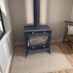 Black/Grey Square Wood Burning Fire Pits Vintage Cast Iron Parlor Stove cast