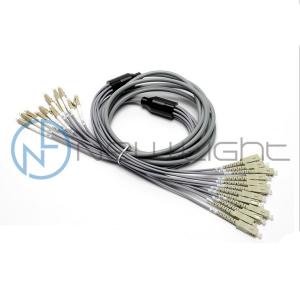 Wholesale 12F Fan Out Armoured Multimode Sc Lc Optical Fiber Patch Cord from china suppliers