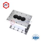 Triple Screw Combi Closed Extruder Screw And Barrels Cr26 Material 75mm Screw