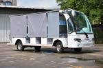 White 14 Seats Tourist Resort Car Battery Used Electric Sightseeing Car With
