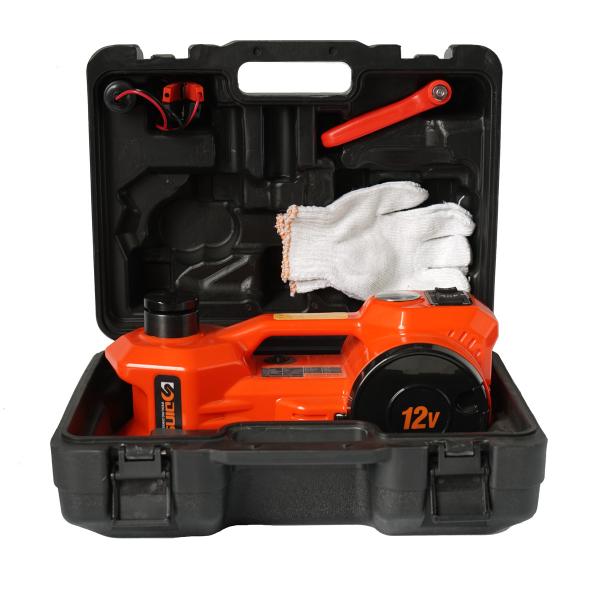 12V 3 Ton Electric Hydraulic floor Jack/lift (6600 LBS) with Tire air pump