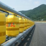 High Intensity Steel Rolling Guardrail Hot Dipped Galvanized For Road Traffic