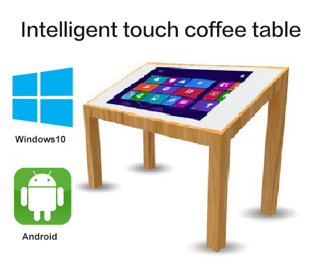 OEM / ODM Capacitive Multi Touch Interactive Smart Game Table Kiosk Touch Screen Table Indoor For Office/KTV