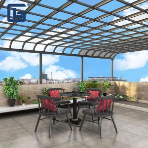 Wholesale Garden Waterproof Aluminum Awning Canopy 500mm Polycarbonate Panel from china suppliers