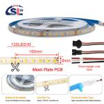 10mm 240leds 3000K-6500K CCT Waterproof ip65 dual color SMD2835 Led Strip Light