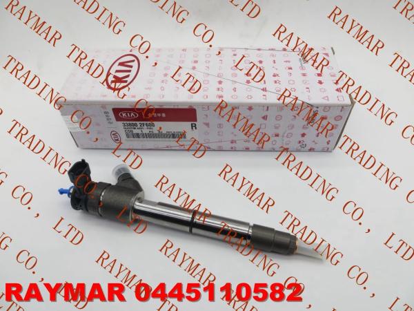 BOSCH Genuine common rail injector 0445110582 for HYUNDAI & KIA D4HA 2.0L VGT