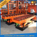 7T Heavy Duty Stationary Hydraulic Scissor Lift with Roller for Cargo Scissor