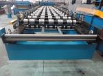 Hydraulic / Manual Decoiler Tile Roll Forming Machine by Chain 14 Stations