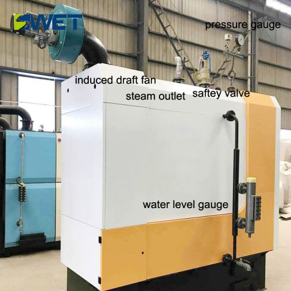 Food Processing Industrial Steam Boiler Biomass Fuel 500kg/Hr Energy Efficiency