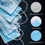 Average Size Smog Proof Personal Protective Respirator 3 Ply Non Woven Face Mask
