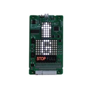 Wholesale Manufacturers White LED DC24V Lift Elevator Parts Cop Panel Dot Matrix Display Hall Indicator Board from china suppliers
