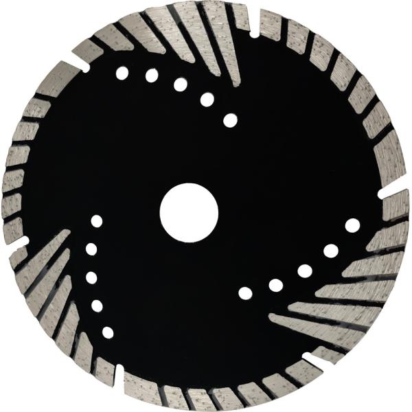 Triangle Protection Teeth Turbo D125 230mm Hot Press Diamond Cutting Disc for