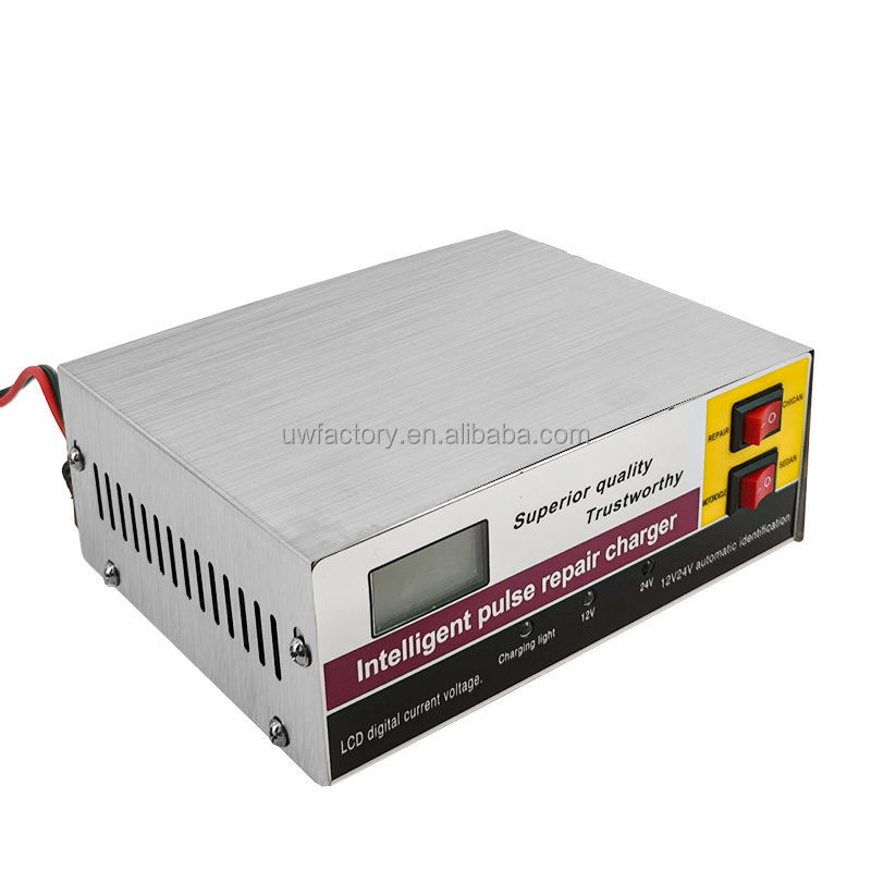 Connector Current Protection 12V 24V 10a Car Battery Charger with Desulfator and Pulse Repair Protect Your Investment