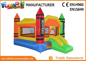 Wholesale 0.55mm PVC Tarpaulin Inflatable Combo With Slides For Kids SGS TUV from china suppliers