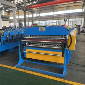 Wholesale 11KW Double Layer Panel Roll Forming Machine Corrguated And Roofing 0.8mm from china suppliers