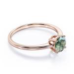 Genuine Moss Agate Gemstone Ring, Green Moss Agate Ring, Beautiful Ring, Moss