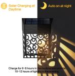 0.4W 600mAh Solar Fence LED Lights Decorative 26LM Outdoor