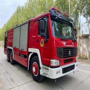 Wholesale Good Condition Red Diesel Fuel Type Howo Fire Fighting Truck 16cbm Manual Transmission from china suppliers