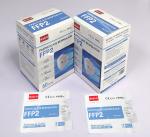 50pcs White Disposable FFP2 Particulate Respirator For Men And Women