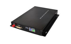 Wholesale DVI KVM Fiber Extender with PS2 and bidirectional Audio from china suppliers
