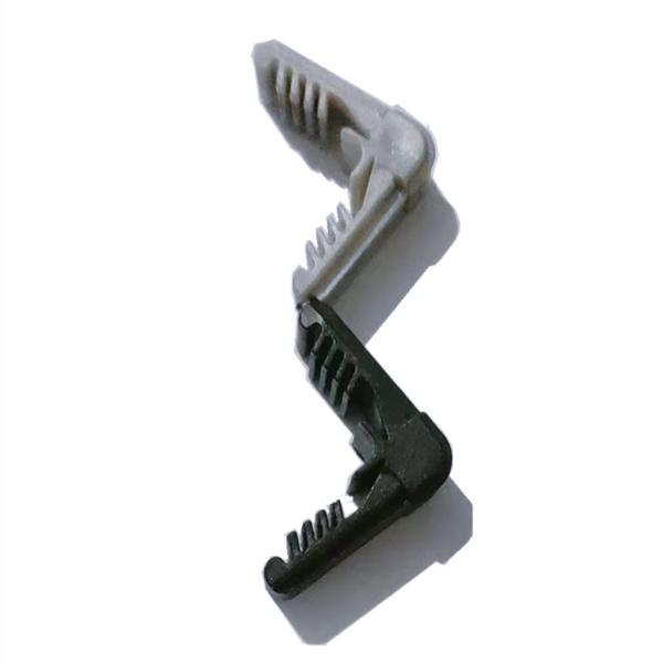Modern Design Insulating Glass Aluminum Spacer Corner Connector with Black/Grey
