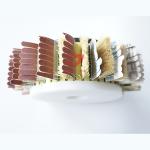 Disc Wheel Shape Woodworking Brush With Mixed Bristle Polishing Grinding