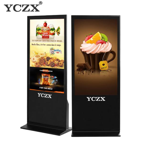 55 Inch Windows System Indoor Digital Advertising Display With Time Switch