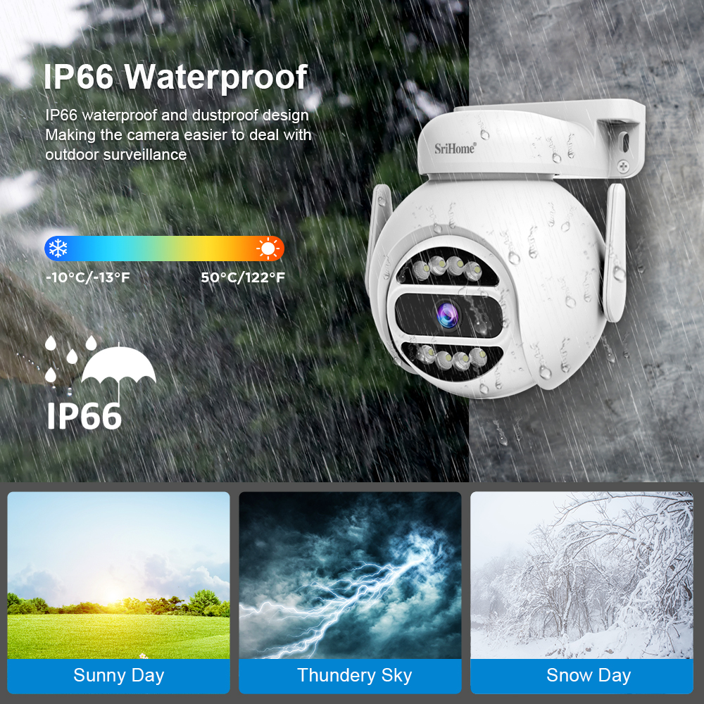 4MP 1440P WIFI Smart Alarm Camera Home Security Al Auto Tracking Camera WiFi Surveillance camera