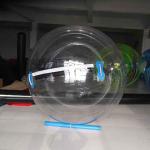 Transparent Family Amusement Inflatable Walk On Water Ball 1.0mm PVC / PTU Ball