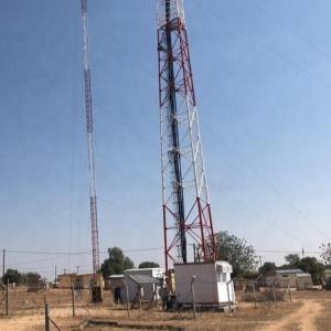 Wholesale 0 - 200m Steel Galvanized Guyed Mast Tower With Brackets Lightning Rod from china suppliers