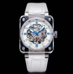 Transparent Color Sapphire Crystal Watch Case Al2O3 Single Crystal Hardness 9.0