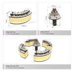 Customized Beauty Shop Fitting Sleek and Durable Cosmetic Display Furnitures