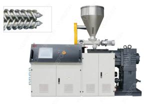Wholesale Conical Plastic PVC Pipe Extrusion Machine , PVC Profile Extrusion Line With Bimetal Screw from china suppliers