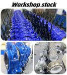 150mm 110mm 100mm manual butterfly valve Turbo Butt Type Soft Back Soft Seal