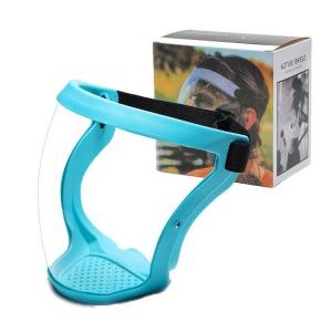 Wholesale Full Face Integrated HD PC Plastic Face Shield For Cycling Isolation 200g from china suppliers