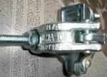 Metal Scaffolding Frames Hot Zinc Dipping Forged Swivel Clamps / Forged Double