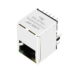 Wholesale LPJD4834BDNL 10/100/1000 Base-T Yellow/Green LED Vertical Lan Ethernet RJ45 Jack from china suppliers